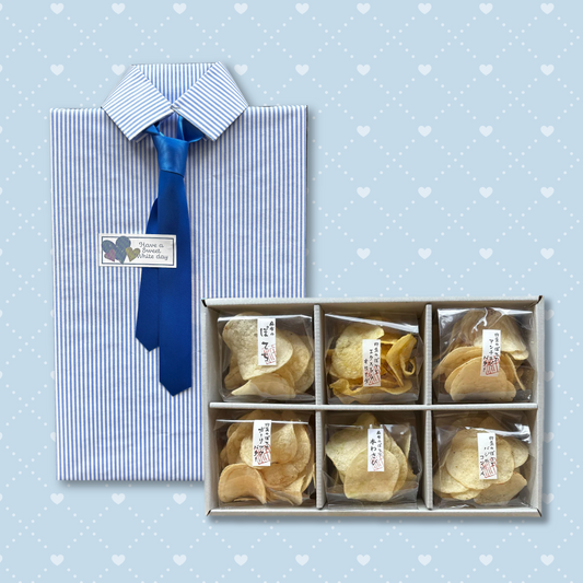 【先行販売】麻布のぽてち6袋BLUEギフト