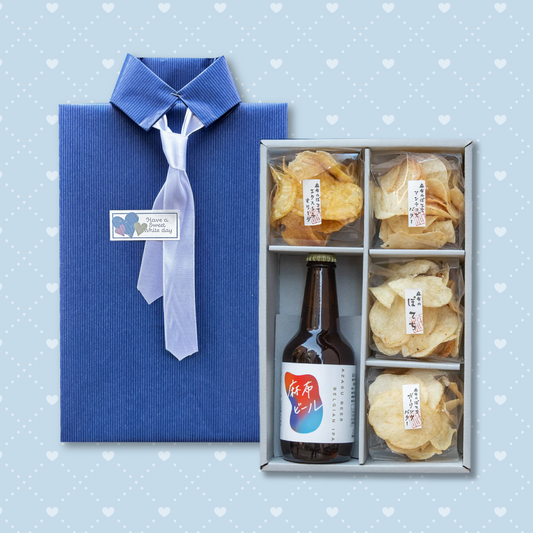 【先行販売】麻布ビール＋定番ぽてち4袋NAVYギフト